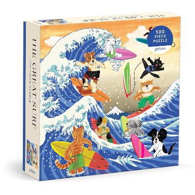 Great Surf 500 Piece Puzzle by Galison